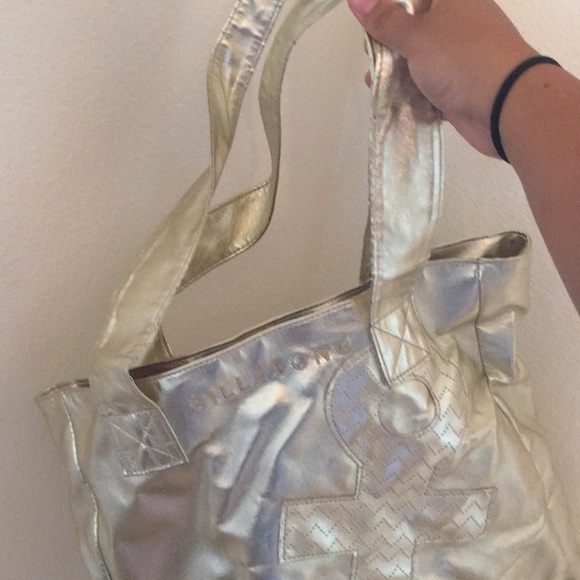 Slightly used billabong gold tote! - Picture 2 of 5
